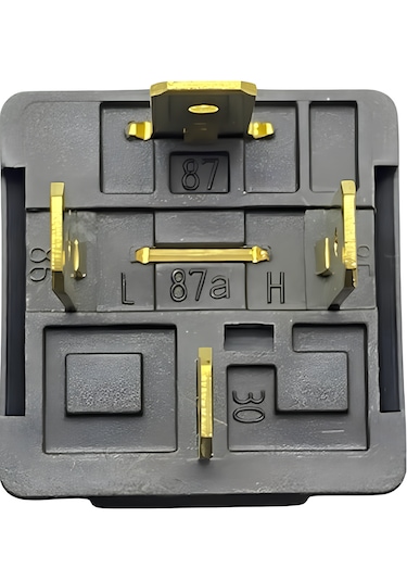 Mini Röle 12v 30a 4 Uçlu 30-87-86-85 Sanel Mini Röle 4 Fişli