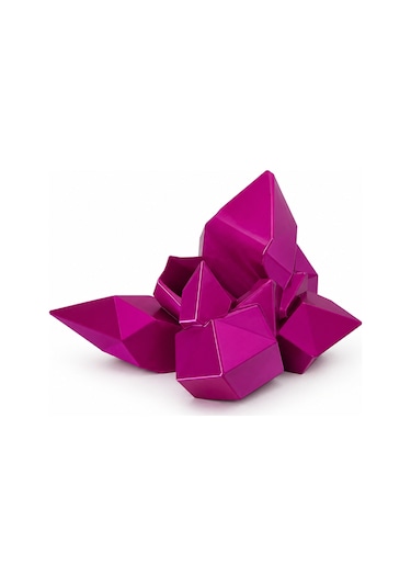 Geometrik Tasarımlı Oyun Kolu Standı Sert Plastik Dayanıklı Modern Masaüstü Tutucu