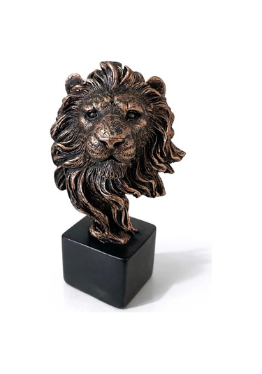 14x9 Cm Polyester Aslan Büstü