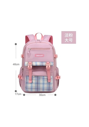 Youtek Susam Bebek Kız Okul Çantası 1-6-9 Sınıf, Büyük Kapasiteli, Hafif Rahat Sırt Çantası Açık Pembe 1oxu93 Açık Pembe