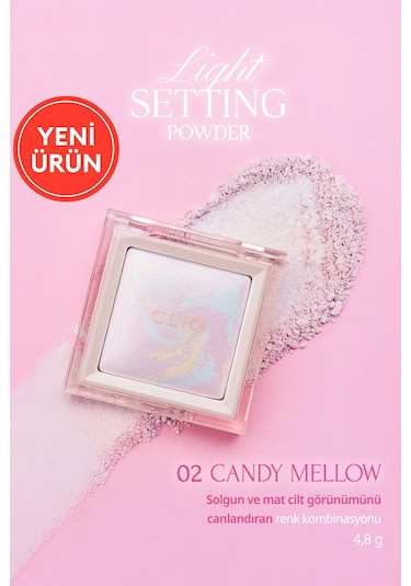 Clıo Light Setting Powder 02 Candy Mellow