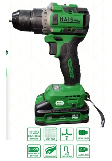 Hais Pro RB-2201 21V DC 2AH X2 Darbesiz Matkap