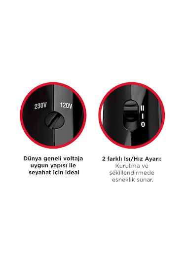 Revlon RVDR5305 Katlanabilir Seyahat Tipi Saç Kurutma Makinesi