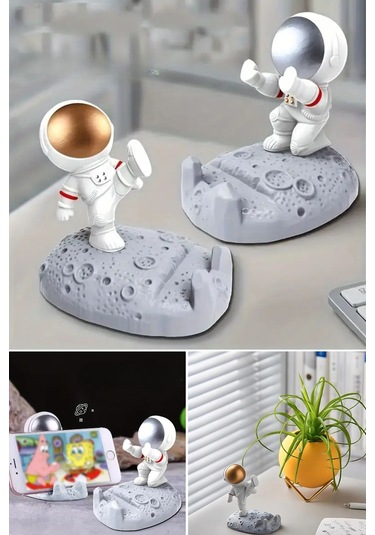 Buffer Mini Astronot Model Telefon Ve Tablet Tutucu Standı