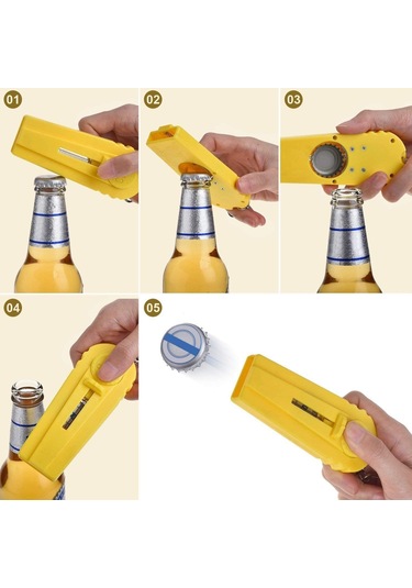 Şişe Açacağı, Taşınabilir Tasarımı Kolay Taşımayı Sağlar, Anahtarlık Aksesuarı Günlük Hayatınıza Kolaylık Katar, Sağlam Ve Dayanıklı Abs'den Yapılmıştır Diğer