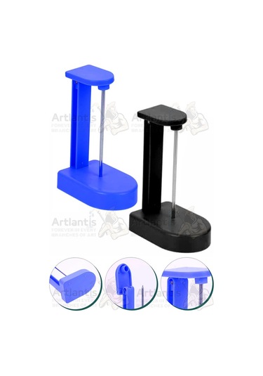 Not Kağıdı Tutacağı Siyah Mavi 2 Adet Piknot Paslanmaz İğneli Slip Pos Kağıdı Kasa Fişi Tutucu Sivri Uçlu Çivi Tutucu Siyah