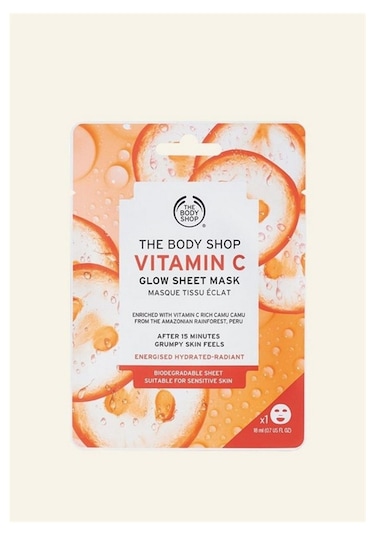 The Body Shop Vitamin C Kağıt Yüz Maskesi Tek Kullanımlık