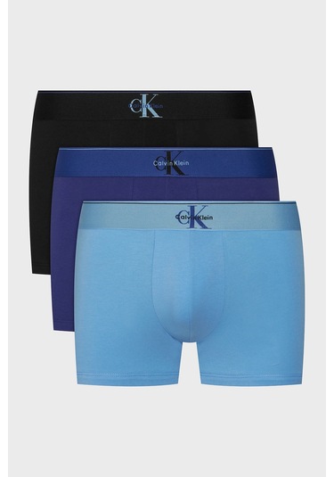 Calvin Klein Erkek Boxer Lv00nb4472 Tı8 Mavi-mor-siyah Mavi-mor-siyah