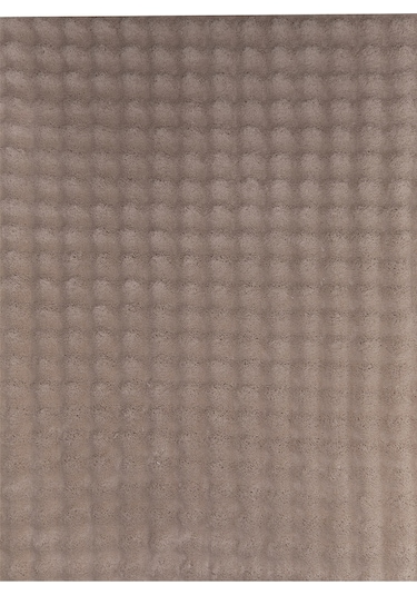 Dekoratif Bubble Uzun Tüylü Yumuşak Puffy Peluş Kaymaz Yıkanabilir Salon Koridor Halı Yolluk Bej