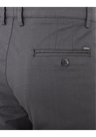 Uki Antrasit Slim Fit Chino Pantolon Antrasit