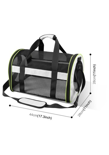 Homyl Köpek Taşıyıcı Kedi Havalandırmalı 17.3x11x11inch