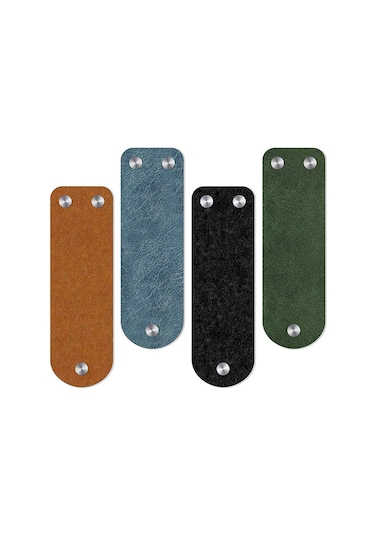 Singree Deri Kaplı Çelik Telefon Tutucu - İphone Uyumlu Huawei Samsung İçin Araç & El Tipi