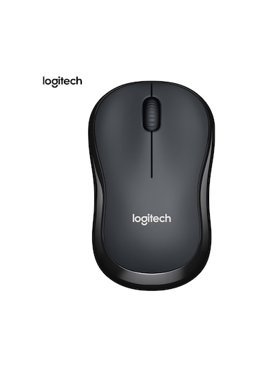 Maiyame Logitech M220 Kablosuz Ofis Fare - Sessiz, Simetrik Tasarım, 10m Alıcı Kapsama, Gri Renk Optik