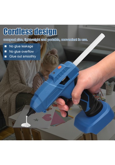 Fosenze Kablosuz 40w Li-ıon Yapıştırıcı Tabanca - Dıy El İşleri Ve Tamir İçin Pratik Çözüm