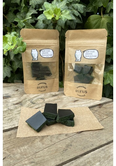 Koyu Yeşil Granül Mum Boyası ( 20 gr )