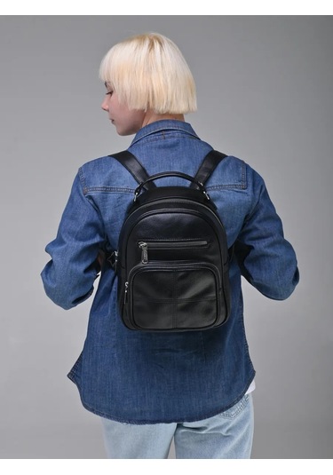 Daniele Patrici Şehir A5 Deri Sırt Çantası 169478880 Siyah