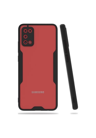 Samsung Galaxy A02S (A025) Kilif Platin Matte Silikon Arka Kapak 486101606