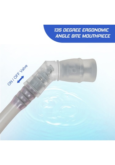 Konesam 1.5l Dışarı Aktiviteleri İçin Profesyonel Su Torbası - Ergonomik Açılı Islaklık, Bisiklet, Yürüyüş, Dağcılık Uygun Çok Renkli