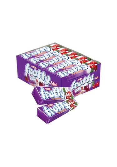 Tayaş Frutty Midi Vişne Yumuşak Şeker 20 x 25 G