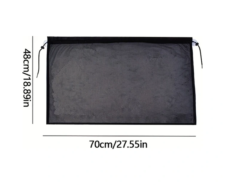 Gateesat 01 Emme Araç Güneşlik Siyah Yan Arka Cam Katlanır Izgara Isı Yalıtımı Seyahat