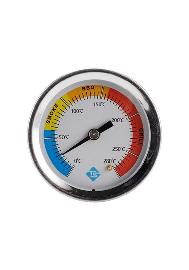 Springsun Inox Isı Ölçer 0-280 C, Fırın/barbekü İçin Hızlı Tepki, Gösterge Tipi, Toksik Madde Yok, Ip55 Koruma