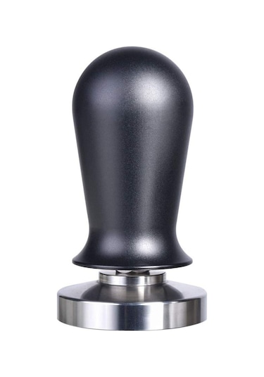 Youmex 51mm Gümüş Siyah 304 Paslanmaz Çelik Kahve Tamper - Sağlıklı, Dayanıklı Ve Kaliteli Basınçlı Kompaktör Siyah