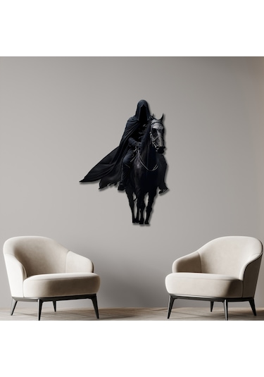 Gece Süvarisi Metal Tablo