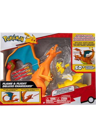 Pokemon Sesli & Işıklı Elektronik Charizard & Pikachu Figür Set