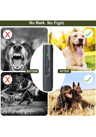 Moveevo Ultrasens Köpek Caydırıcı - Şarjlı Portatif Tasarım Led Işık & Ultrasonik