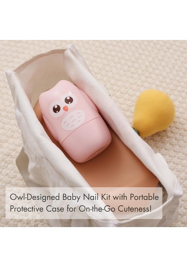 Springsun Yeni Doğanlar İçin 4'lü Bebek Tırnak Bakımı Seti - Tırnak Kırıcı, Makas, File Ve Çeneği İle Güvenli Tırnak Bakımı - Yeşil