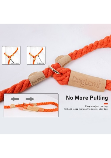 Leezsingköpek Tasması Kayma İpi Örgülü İp 1.7m Ağır Hizmet Tipi Çekmesiz Eğitim Tasması Küçük Orta Büyük Köpekler İçin
