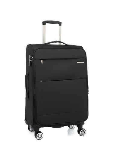 Louisiana Polo Orta Boy Lüx Kumaş Valiz Siyah 2082 Siyah