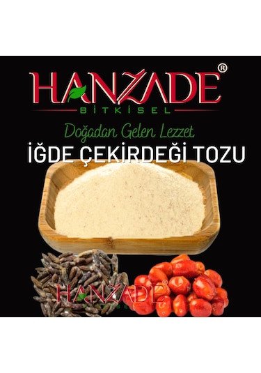 Hanzade Bitkisel İğde Çekirdeği Tozu Taze Öğütülmüş  500 G