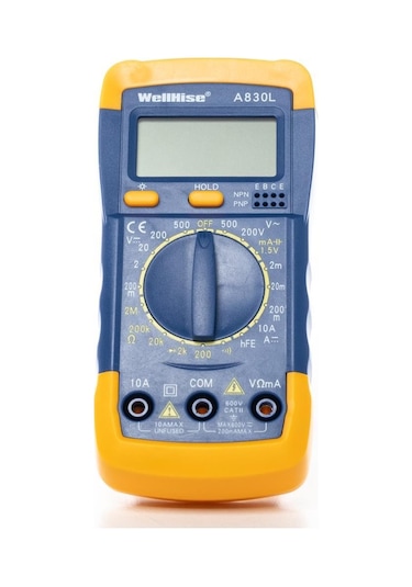 Wellhise A830l Multimetre Avometre Dijital Ölçü Aleti