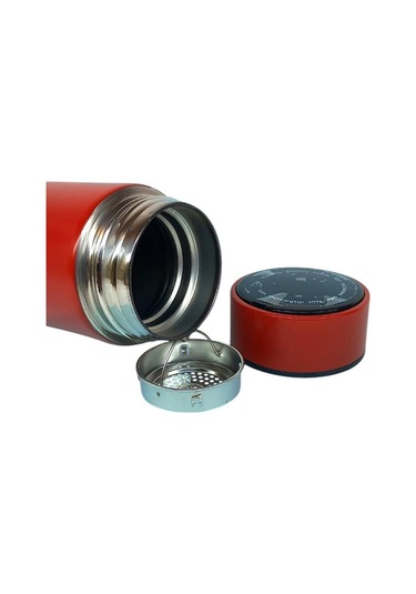 Kişiselleştirilebilir Dereceli Termos 05 Lt Kırmızı Renk Kırmızı