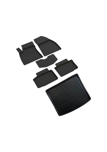 Renault Duster 4x2 Hybrit Ferrous 4D Havuzlu Kauçuk Paspas ve ÜST 3D Bagaj Havuzu 2024 ve Üstü