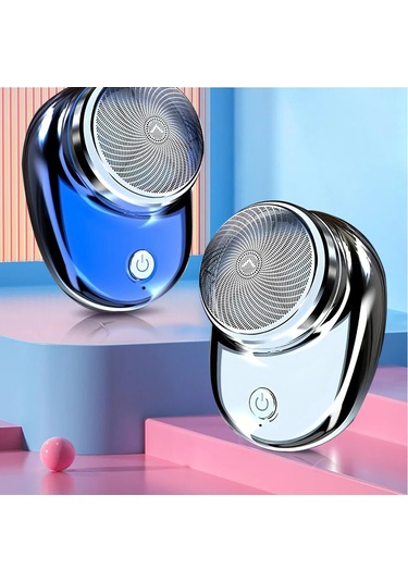 1 Adet Elektrikli Tıraş Makinesi Şarj Mini Cep Seyahat Jilet 3 saat