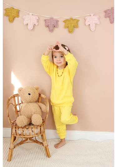 Kaşkorse Mevsimlik Pijama Takım sarı