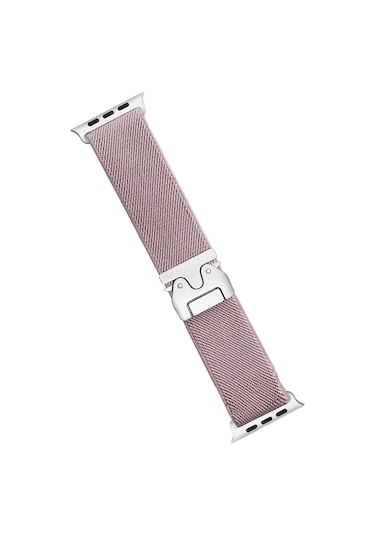 Apple Uyumlu Watch 42mm Forest Kumaş Kordon Saat Değildir - Lila,