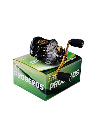 Proberos Metal Damla Tekerleği 18+1 Eksen Cazibesi Balık Olta Makinesi, Stil: Dw132pr Sağ El