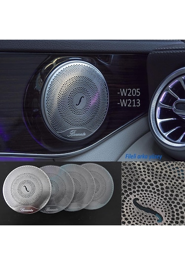 Mercedes Benz Burmester Hoparlör Kapak Seti 4 Parça W205 W213