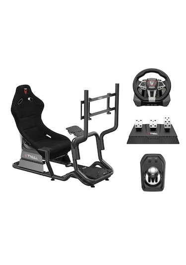 Thull Gaming Yarış Si Mülatörü Kokpi Ti Ve Di Reksi Yon Seti ...