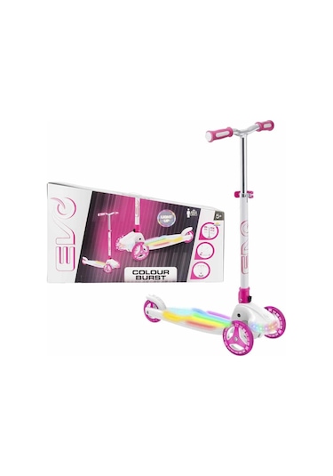 Evo Scooter 3tkr Işıklı Burst Max 50kg Beyaz