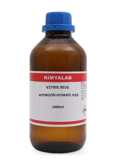 Kimyalab Hidrazin Hidrat %55 1L Cam Şişe Hydrazin Hydrate