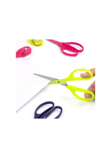 Mılan Bwm10425y Acıd Ofis Tipi Makas - Sarı - 17cm