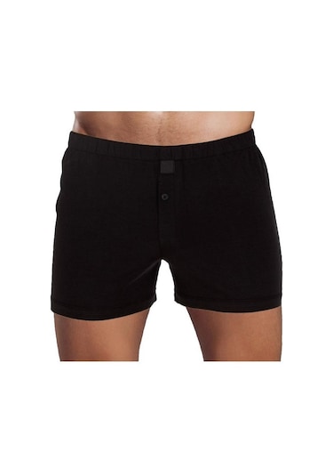 The Don Jersey Penye/Örme Erkek Boxer Siyah Renk