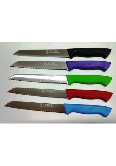 Solingen Ekmek Bıçağı Siyah - Turuncu