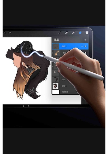 İpad Air 11 2025 M3 Çip Uyumlu 11 İnç Fuchsia Temperli Cam Ekran Koruyucu