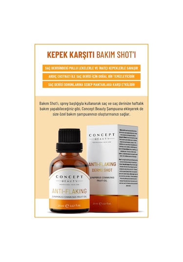 Concept Beauty Anti-Flaking Kepek Karşıtı 20 ML