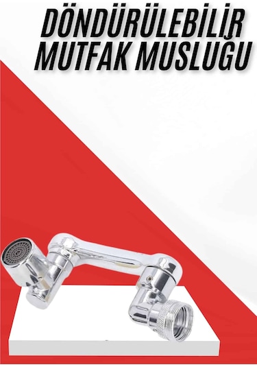 Her Yere Dönebilen Tasarruflu Mutfak Musluk Başlığı Ucu Musluk Ucu Oynar Başlıklı